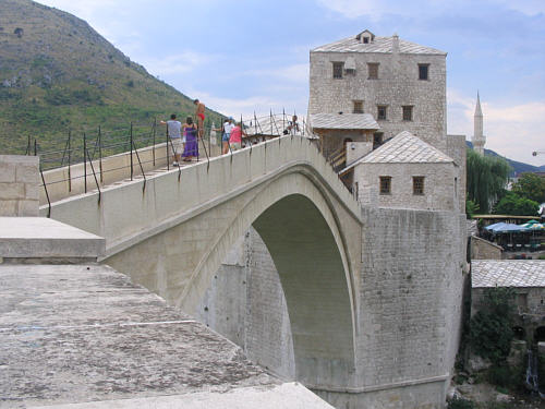 Bośnia, Mostar, Stary Most nad Neretwą, skoki
