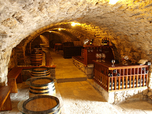 Degustacja win w monastyrze Tvrdoš